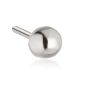 Tish Lyon 14ct White Gold Ball Threadless Labret Single Earring