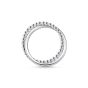 Thomas Sabo Silver Dots and Plain Band Double Ring TR2321-001-21
