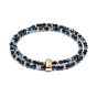 Annie Haak Blisski Gold Bracelet - Black Crystal - B2690-17