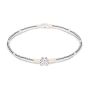 Annie Haak Sweet Pea Silver Bracelet - Daisy Charm - B2710-17