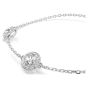Swarovski Una Angelic Bracelet Round Cuts Double Sided Motifs - White with Rhodium Plating - 5732272