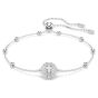 Swarovski Una Angelic Bracelet Round Cut - White with Rhodium Plating - 5733196
