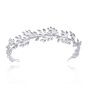 Ivory & Co Utopia Silver Crystal Leafy Tiara - utopia