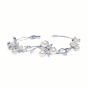 Ivory & Co Waterlily Pearl Crystal Bracelet