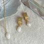 Ivory & Co West Palm Gold Pearl Earrings