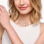 Thomas Sabo Member Charm Necklace with White Charmista Disc Silver - X2089-007-21-L45