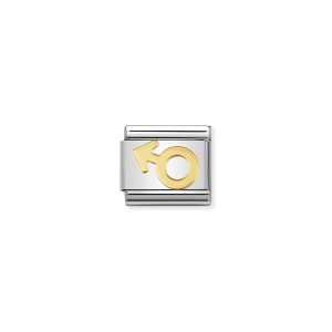 Nomination Classic Gold Male Symbol Charm