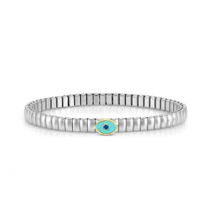 Nomination Extension Style Bracelet Steel and Cubic Zirconia Turquoise Eye 046008_112