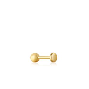 Ania Haie Disc Barbell Single Earring - Gold - E035-04G