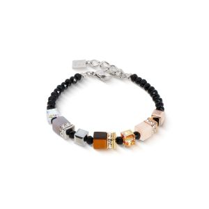 Coeur De Lion GeoCUBE Precious Nature Bracelet - Tricolour - 2101301633