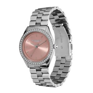 Olivia Burton Sports Luxe Mellow Rose and Silver Bracelet Watch - 24000134