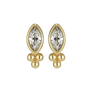 Olivia Burton Classic Dainty Gold Plated Stud Earrings - 24100286