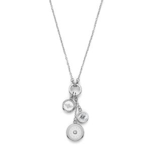 Olivia Burton Bee and North Star Silver Charm Necklace - 24100330