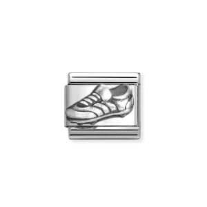 Nomination Classic Oxidised Football Boot Silver Charm - 330101_67