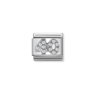 Nomination Classic Symbols - Cubic Zirconia and 925 Silver 40