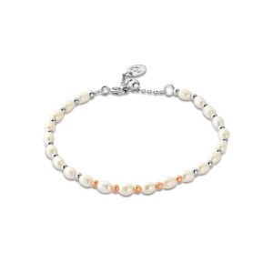 Clogau Nature's Wonder Sterling Silver Beachcomber Bracelet with Pearls - 3SBCH0629
