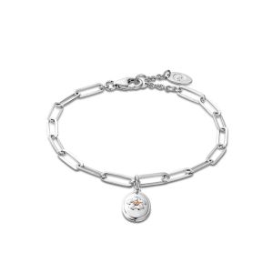 Clogau Forget Me Not Silver Bracelet - 3SFMN0747