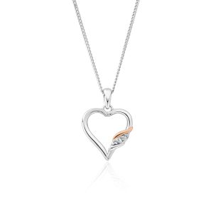 Clogau Past Present Future Heart Pendant - 3SPPF0647