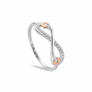 Clogau Tree of Life Infinity Silver Ring 3STOL0736
