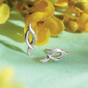 Kit Heath Entwine Twine Twist Stud Earrings