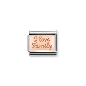 NOMINATION Composable Classic I Love Family Link in Rose Gold 430101_41
