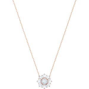 Swarovski Sunshine Pendant, White, Rose Gold Plating 5451376