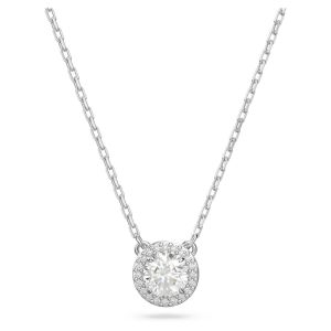 Swarovski Constella Pendant Round Pavé - White with Rhodium Plating 5636264