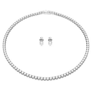 Swarovski Matrix Tennis Set - White with Rhodium Plating 5647730