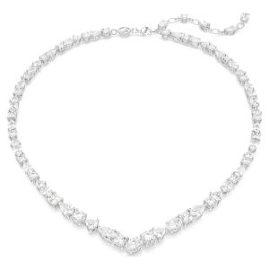Swarovski Mesmera Necklace - White with Rhodium Plating 5665242