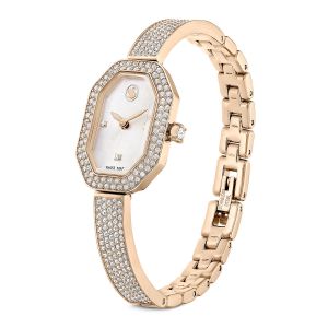 Swarovski Dextera Bangle Watch Metal Bracelet - Gold Tone Champagne Finish 5672987