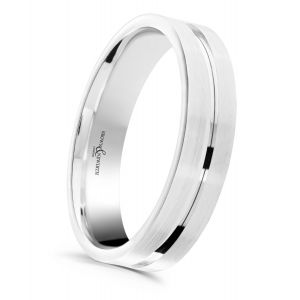 Brown & Newirth 'Atom' Wedding Band, For Him