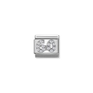Nomination Silver and Zirconia Classic 60 Charm 330304/24