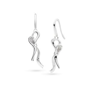 Kit Heath Serenity Ribbon Bow Loop Drop Earrings - 61189RP