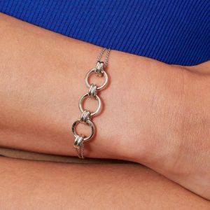 Kit Heath Bevel Unity Twin Chain Slider Bracelet - 71173RP