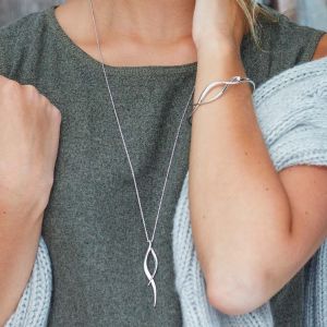 Kit Heath Entwine Twine Twist Large Necklace 90224RP