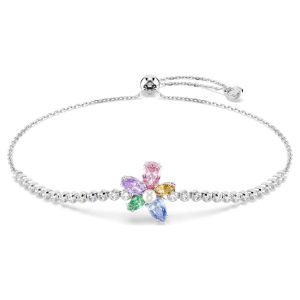 Ariana Grande x Swarovski Bracelet Mixed Cuts Flower - Multicoloured with Rhodium Plating - 5749187