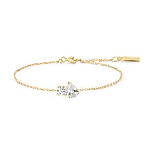 Ania Haie Toi & Moi Gold Bracelet. Item code B071-03G.