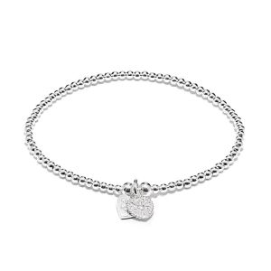 Annie Haak Santeenie Silver Charm Bracelet - Vintage Heart