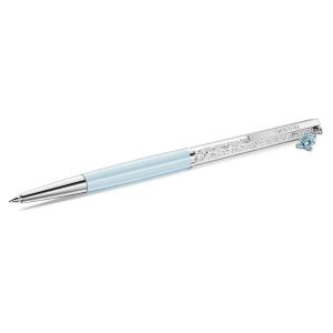 Swarovski Crystalline Pen Teddy - Blue Lacquered Chrome Plated - 5732980