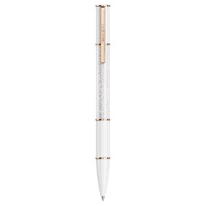 Swarovski Crystalline Lustre Ballpoint Pen White Rose Gold-Tone Plated