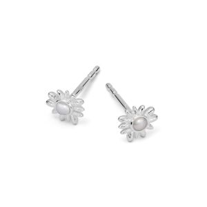Daisy Mini Mother of Pearl Stud Earrings Sterling Silver DBE01_SLV