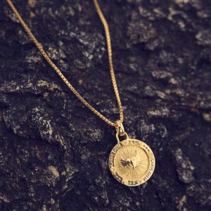 Rachel Jackson Carpe Diem Token of Love Necklace Gold