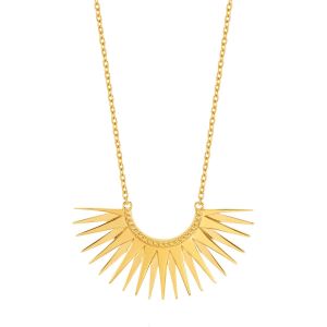 Rachel Jackson Rising Sun Necklace Gold DSN6GP