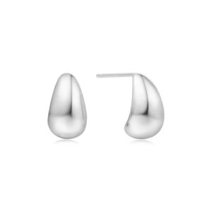 Ania Haie Small Dome Hoop Silver Earrings - E062-05H