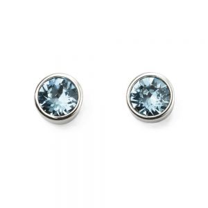 Beginnings March Birthstone Earrings