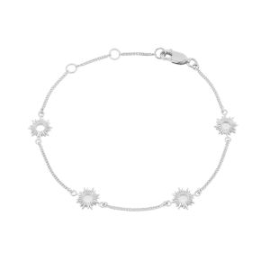 Rachel Jackson Mini Eternal Sun Bracelet Silver EGMB2S