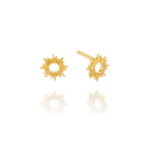 Rachel Jackson Eternal Sun Stud Earrings Gold EGME1GP
