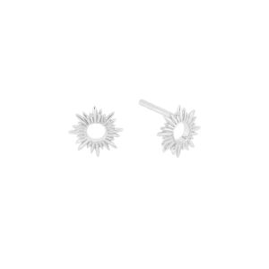 Rachel Jackson Eternal Sun Stud Earrings Silver EGME1S