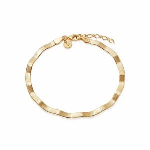 Daisy Estee Lalonde Wavy Snake Bracelet - Gold 3ELBR15_GP