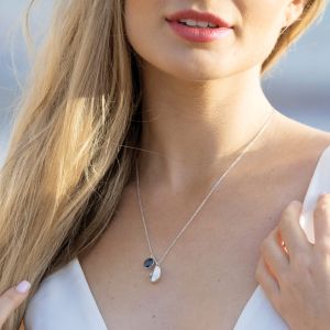Sarah Alexander Iceberg Kyanite and Nugget Charm Necklace